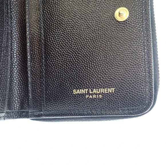 Authentic YSL Cassandra Leather Zip Around Bifold Wallet - Picture 7 of 9
